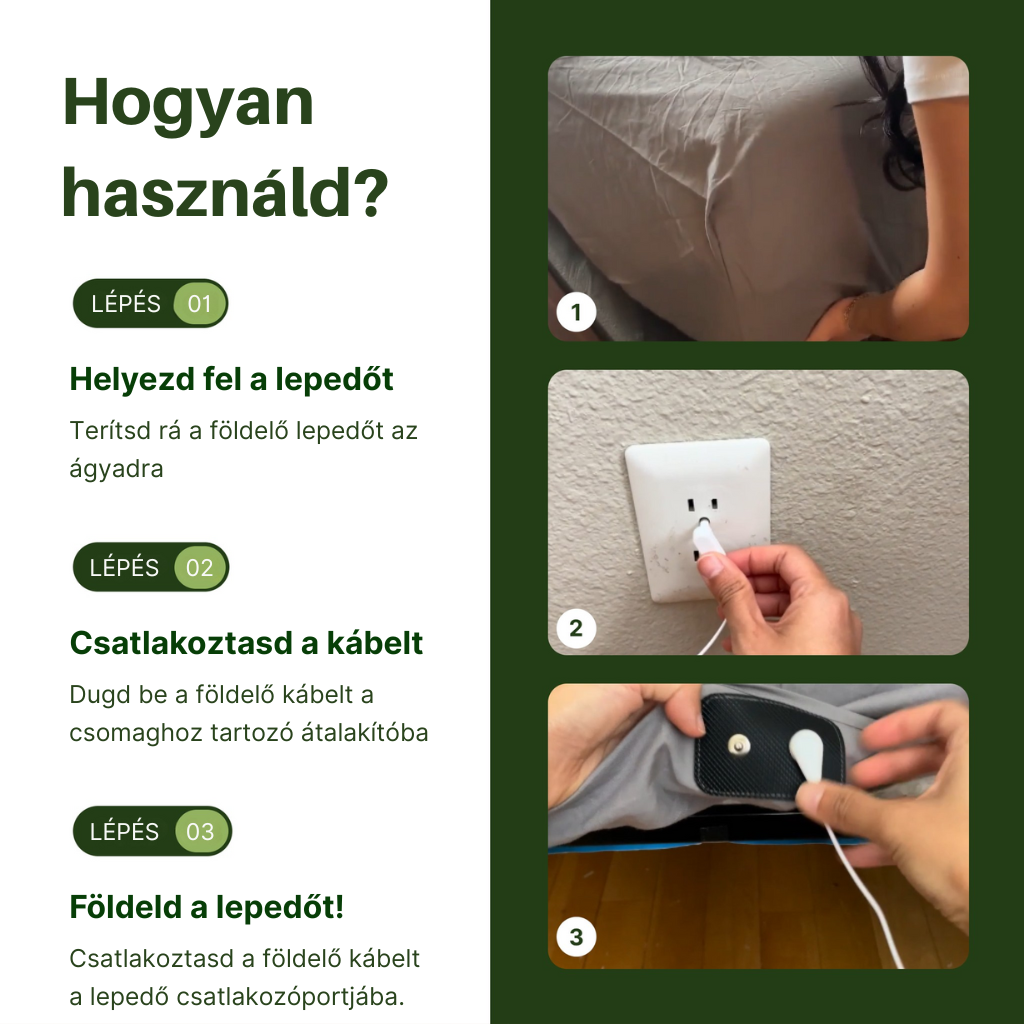 Földelve™ Lepedő