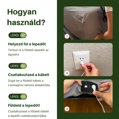 Földelve™ Lepedő